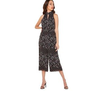 Ted Baker London Marcila Hazel Halter Neck Wide Leg Jumpsuit